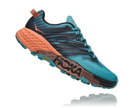 Hoka One One Speedgoat 4 - Sapatos De Caminhada Mulher Luz Turquesa | PT-k3i5T0k